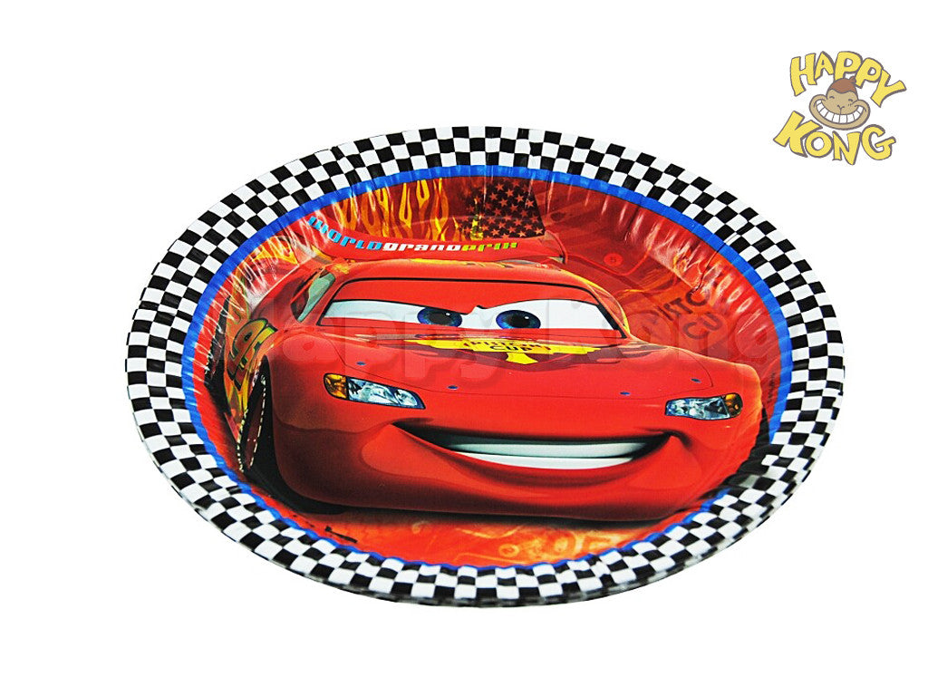 Disney official Cars 2 party plate pack of 8 – Happy Kong NZ