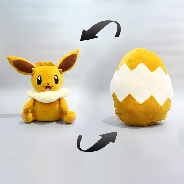 Pokemon Eevee 30cm big plush which can transfer to eevee egg