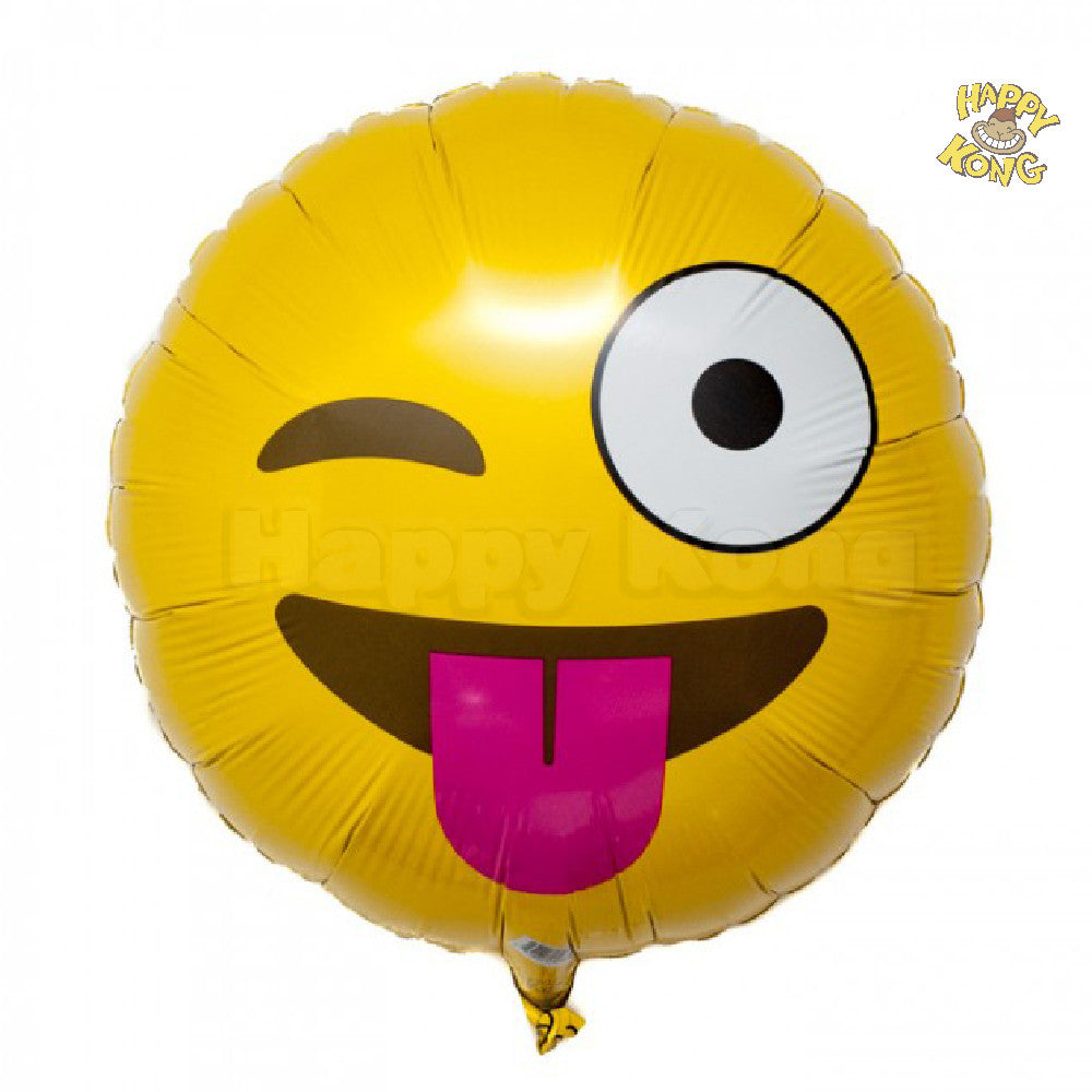 Emoji Cheeky Foil Helium Balloon for Party
