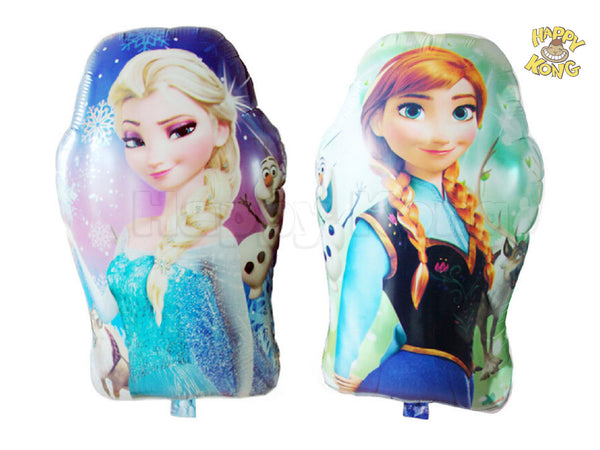 Frozen Elsa and Anna Shape Foil Hellium Balloon for Birthday Party