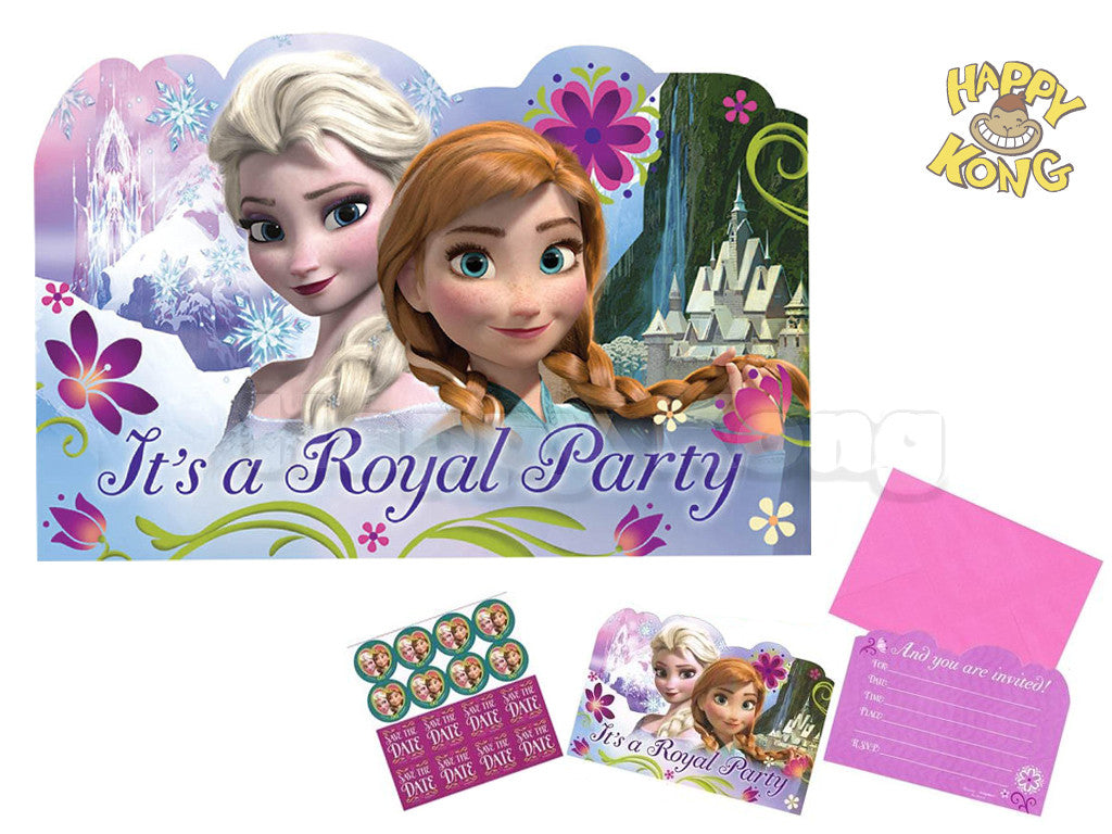 Disney Frozen party invitation cards pack of 8
