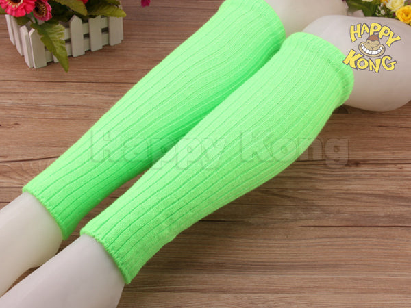 Knit Leg Warmers/Legging - Green
