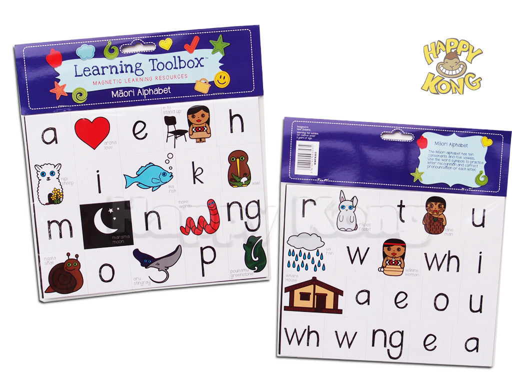Maori Learning - Alphabet Magnetic educational set