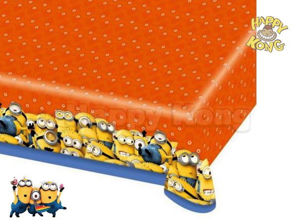 Minions Birthday Party Plastic Tablecover