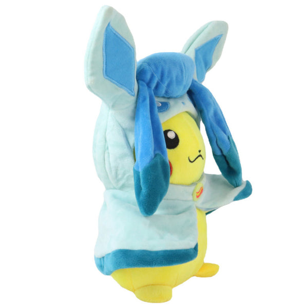 Pokemon Pikachu hat dress up - Glaceon Plush Soft Toy dress up