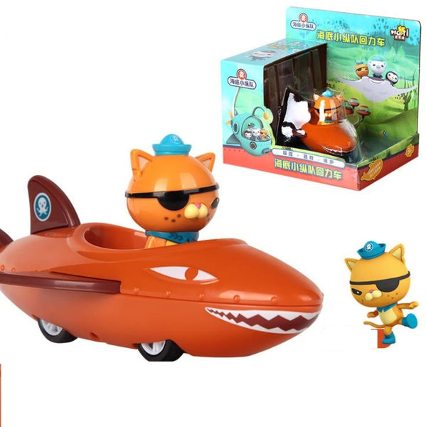 Octonauts Figures Cars Play - Pull back action toy car