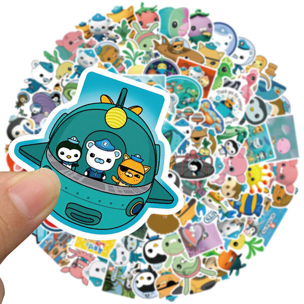 Octonauts assorted STICKERS - Sun and water proof 100PCS