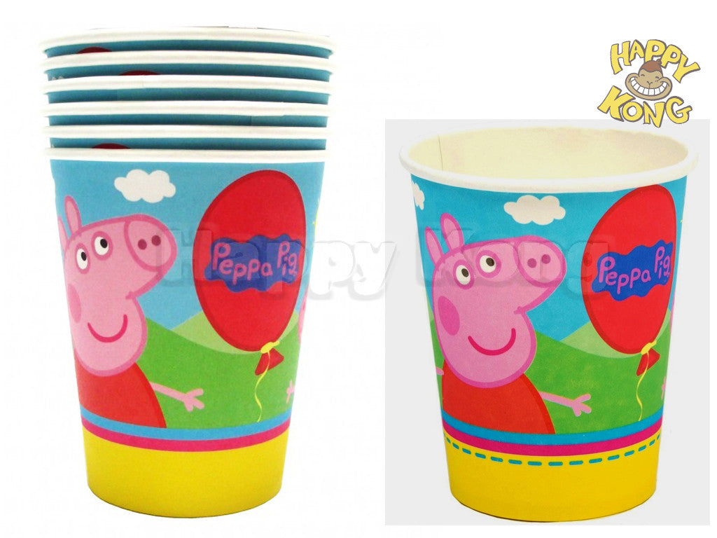 Peppa Pig party Cup pack of 8