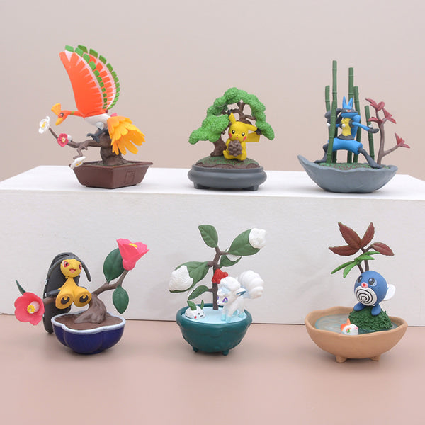 Pokemon Pocket Pot plants Bonsai (Set of 6)