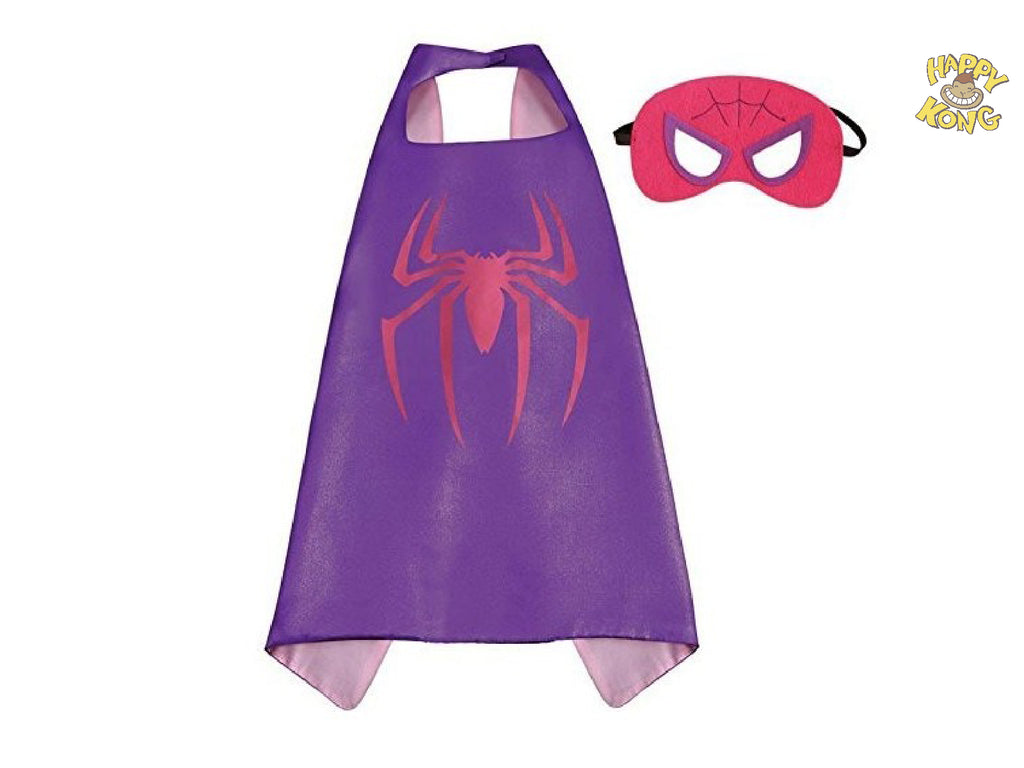 Spider girl Mask and Cape - Spiderman (Spider girl)