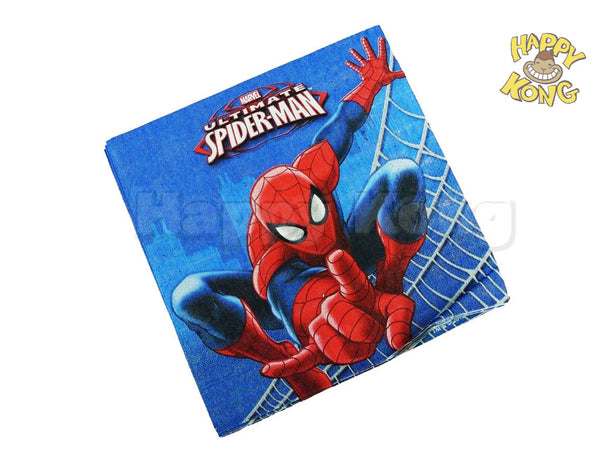 Ultimate Spiderman party LUNCHEON NAPKINS