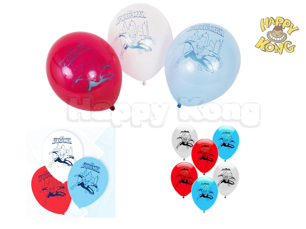 Ultimate Spiderman Party Balloons Pack Of 6
