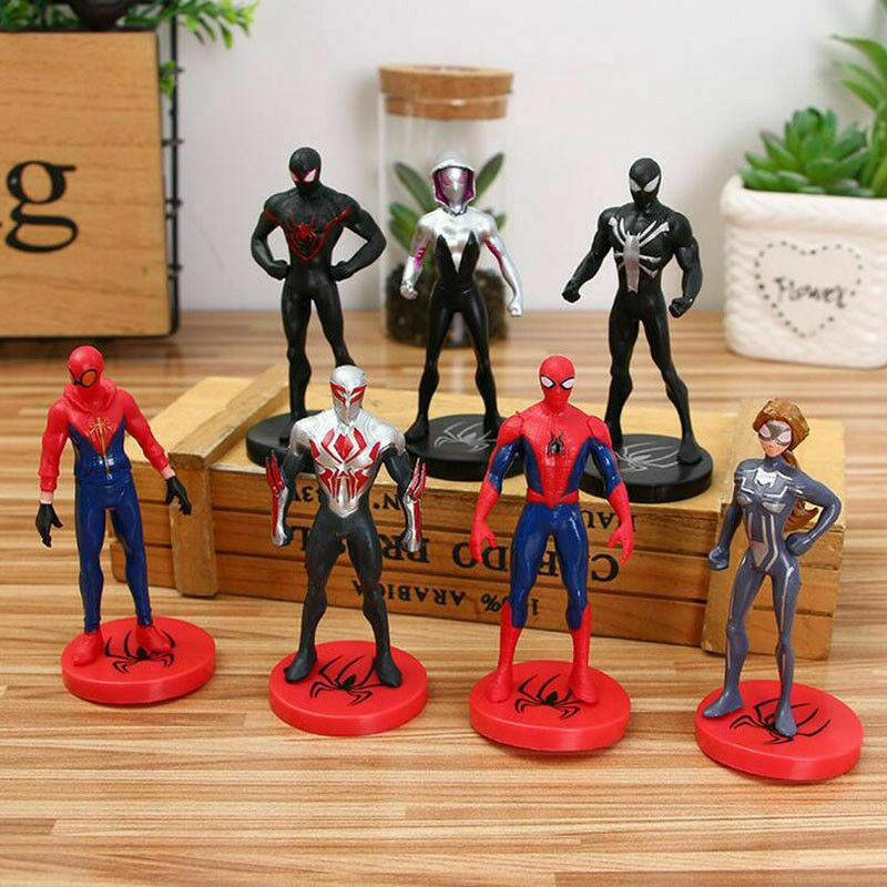 The Avengers Spider Man Action Figure 7Pcs Spiderman