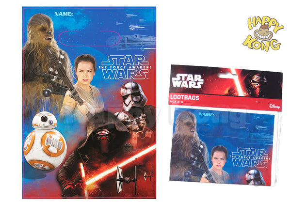 Star Wars Episode 7 Party Loot bags Pack of 8