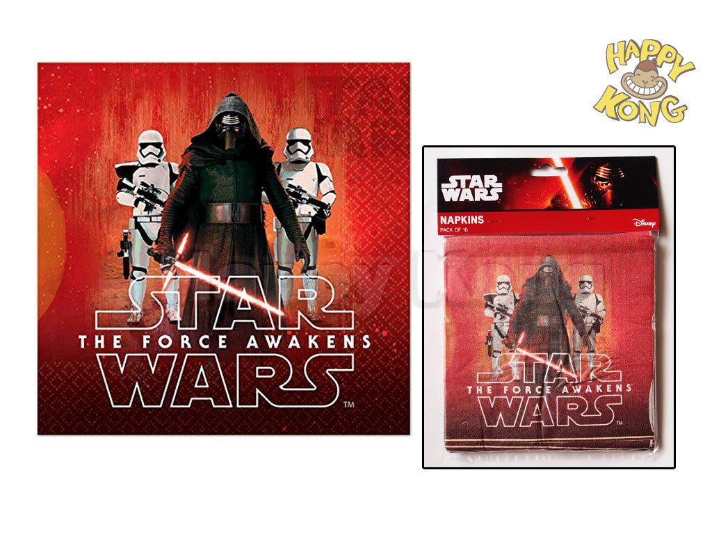 Star Wars Episode 7 Party Napkins pack of 16