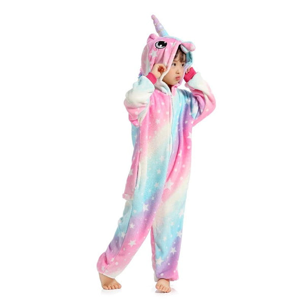 Galaxy Star unicorn onesie kids Onesie Animal Kigurumi Costumes