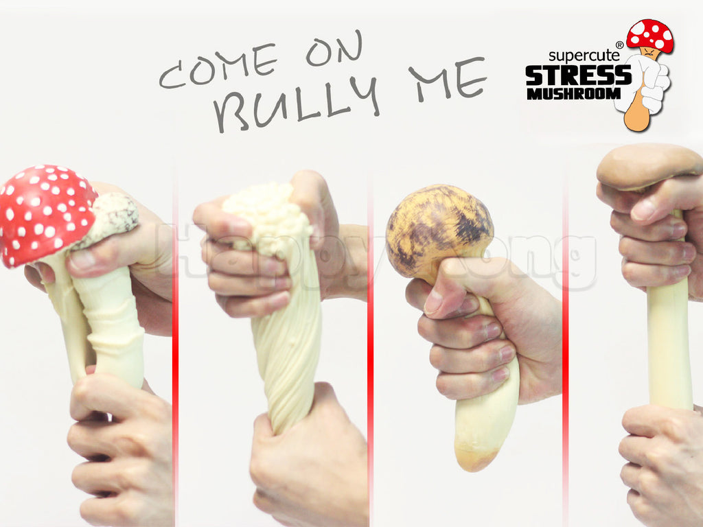 Mushroom Squeeze Stress Release Squishy fidget Toy 