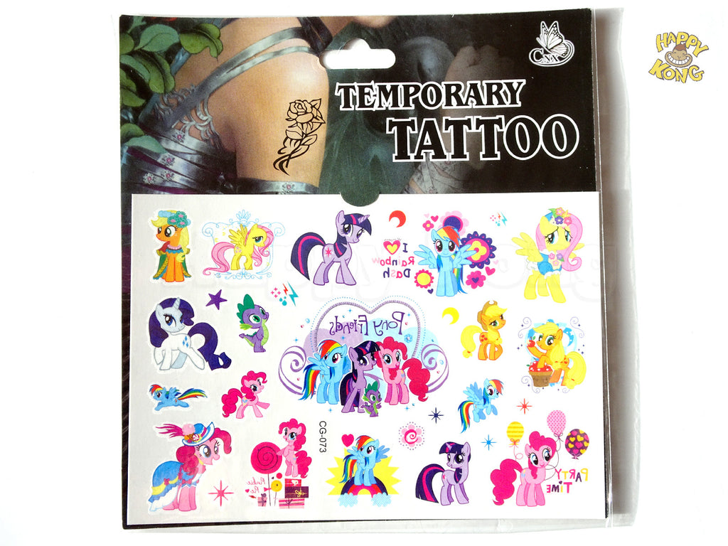 Temporary Kids Tattoos - Little Pony