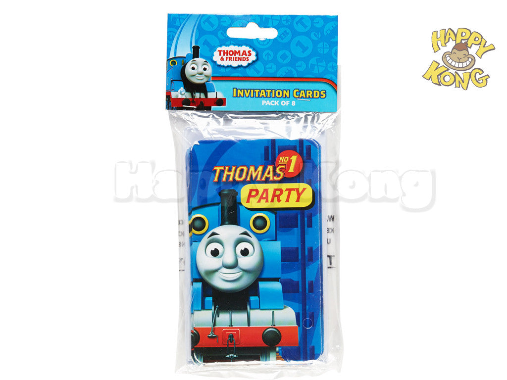 Thomas and friends party invitation pack of 8