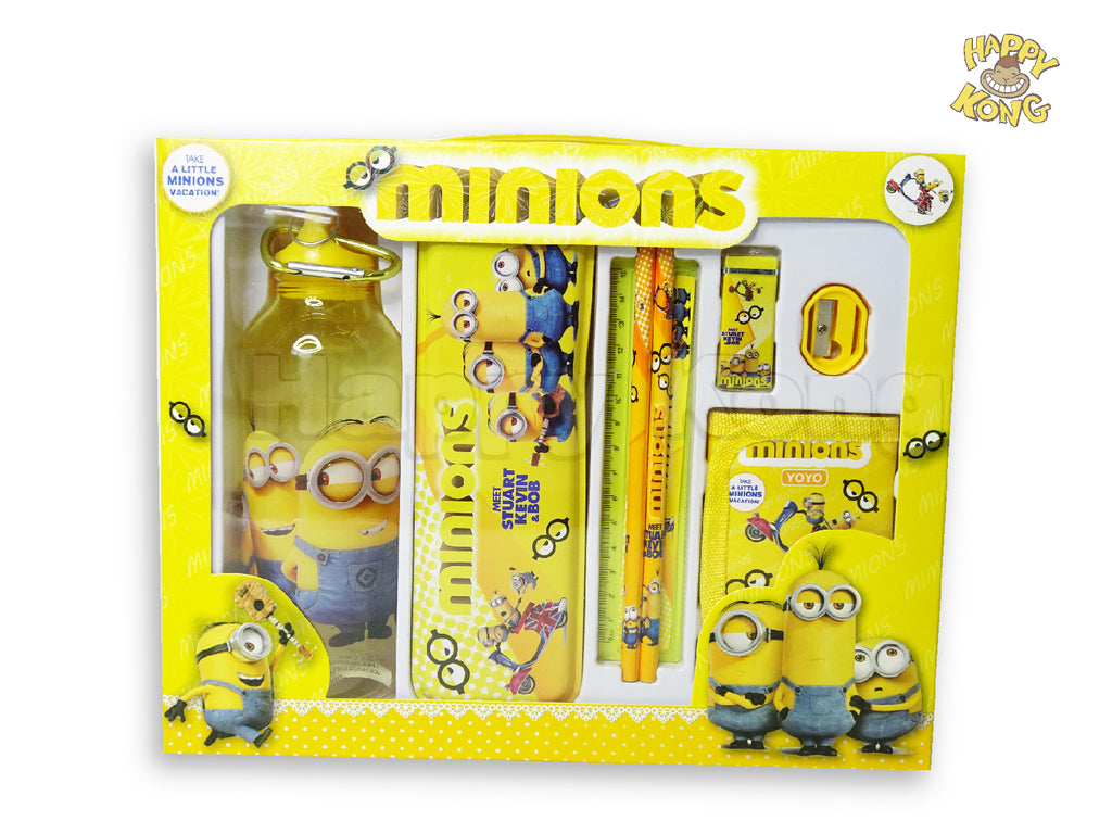Minions Special Gift set - Drinking bottle, Wallets, Stationary