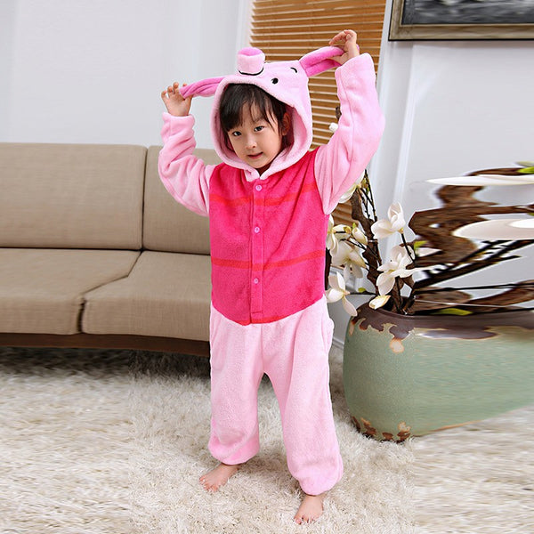 Winnie the Pooh, Piglet Onesie Pajamas For Kids Kigurumi Costumes