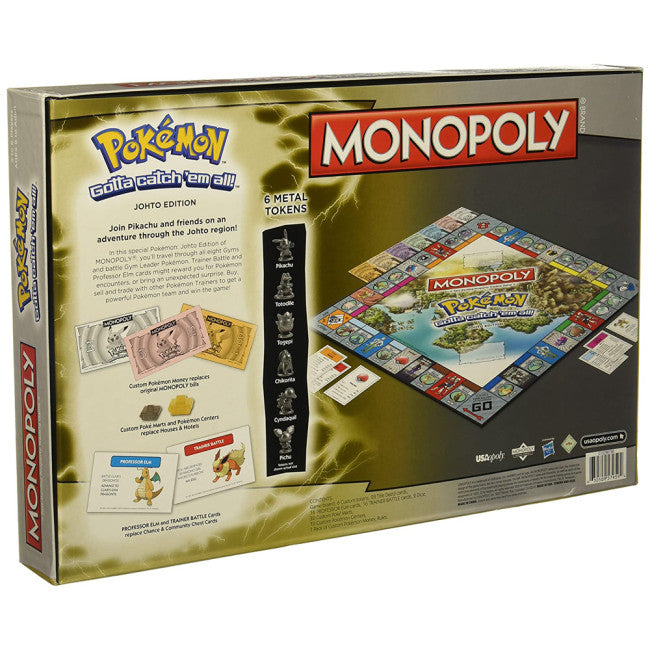 Monopoly Game Pokemon Johto Edition