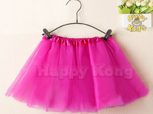 Girl Kids 3 Layer Tutu Skirt Ballet Dress